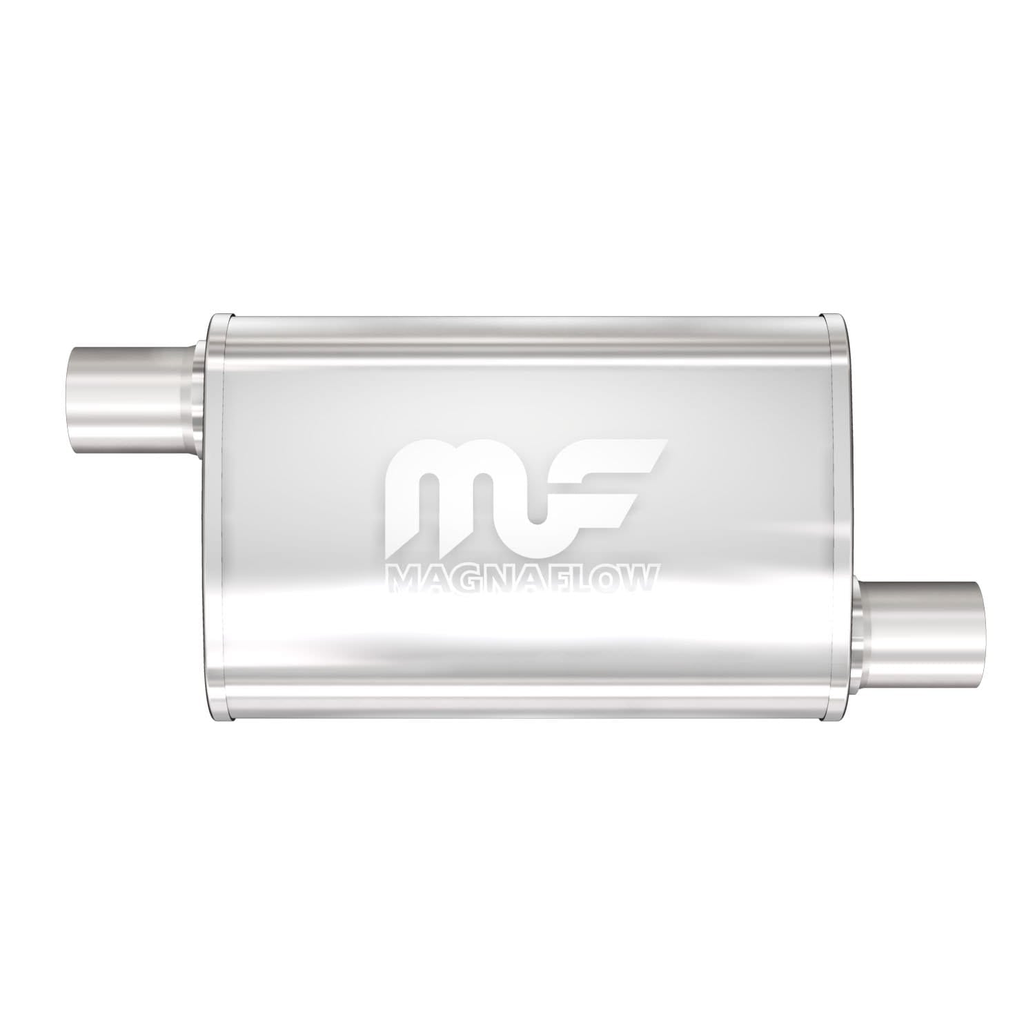 MagnaFlow 3.5" X 7" Oval Offset/Offset Straight Through Performance Muffler