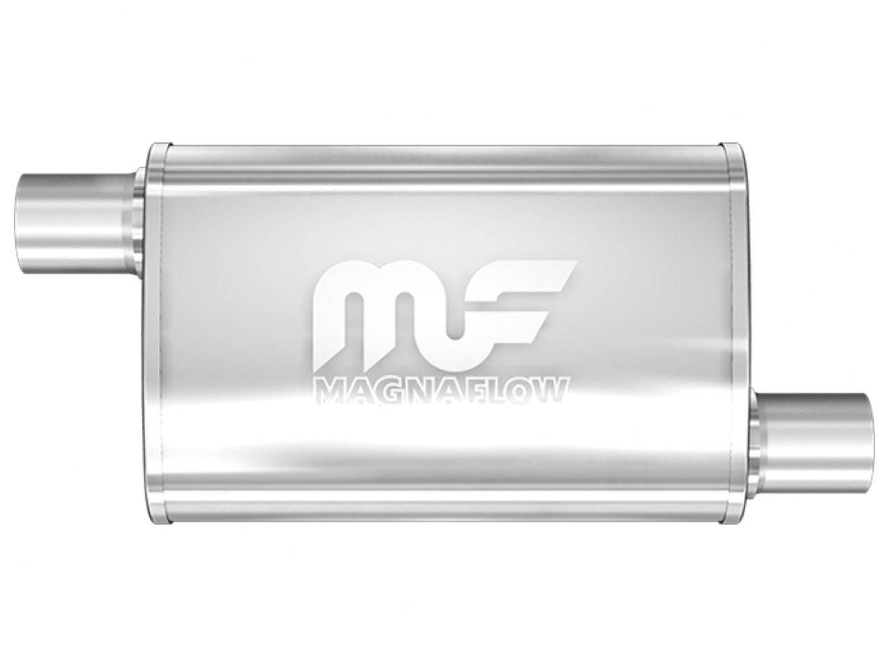 MagnaFlow 3.5" X 7" Oval Offset/Offset Straight Through Performance Muffler