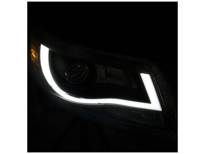 Anzo 2015-2016 Chevrolet Colorado Projector Headlights w/Plank Style Design