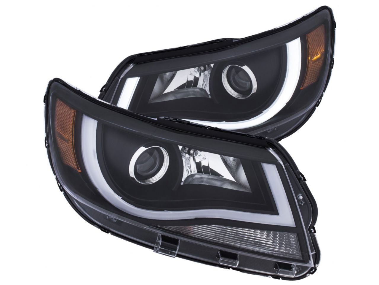 Anzo 2015-2016 Chevrolet Colorado Projector Headlights w/Plank Style Switch