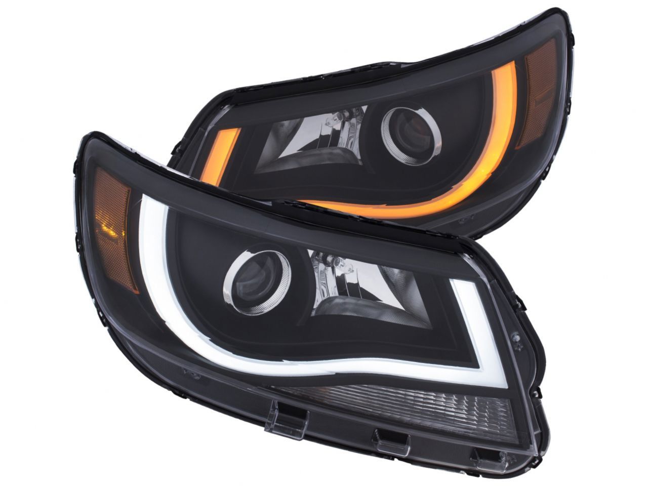 Anzo 2015-2016 Chevrolet Colorado Projector Headlights w/Plank Style Switch