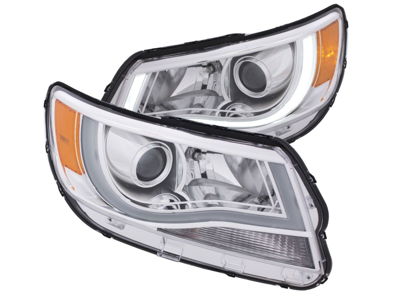 Anzo 2015-2016 Chevrolet Colorado Projector Headlights w/Plank Style Switch