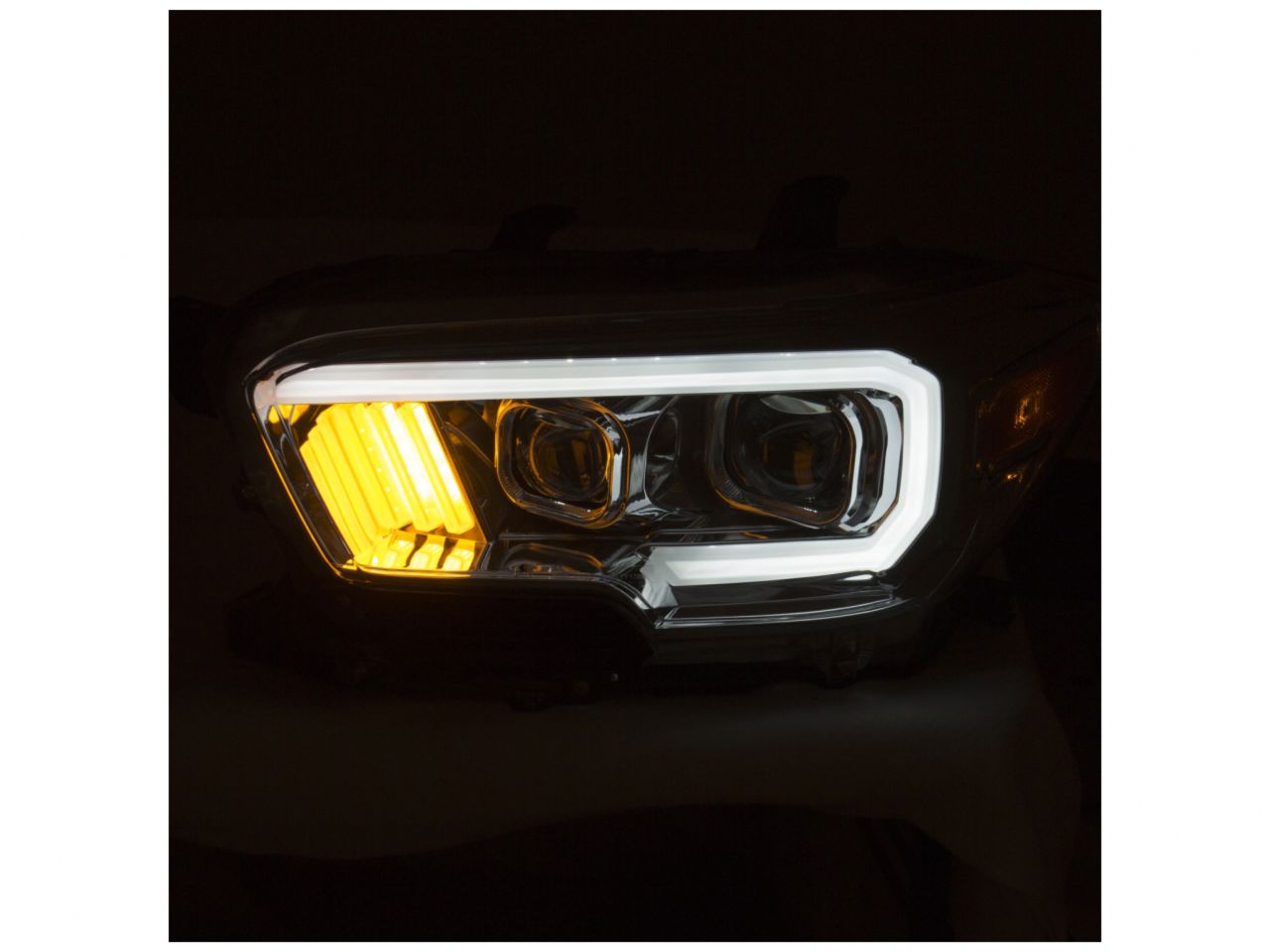 Anzo  2016-2017 Toyota Tacoma Projector Headlights w/ Plank Style