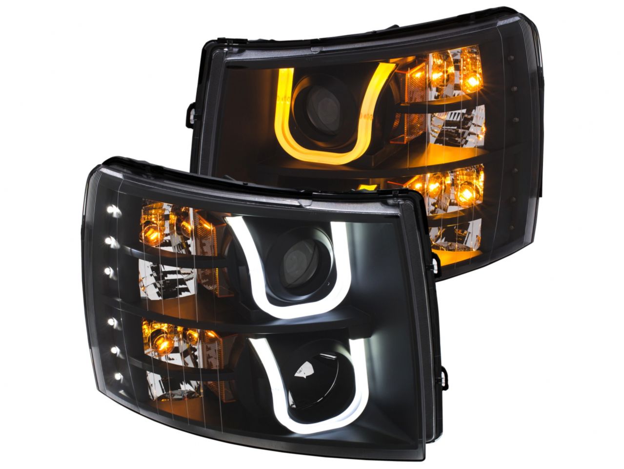 Anzo Chevy Silverado 1500 07-13 / 2500HD/3500HD Headlights W/ U-Bar Switch