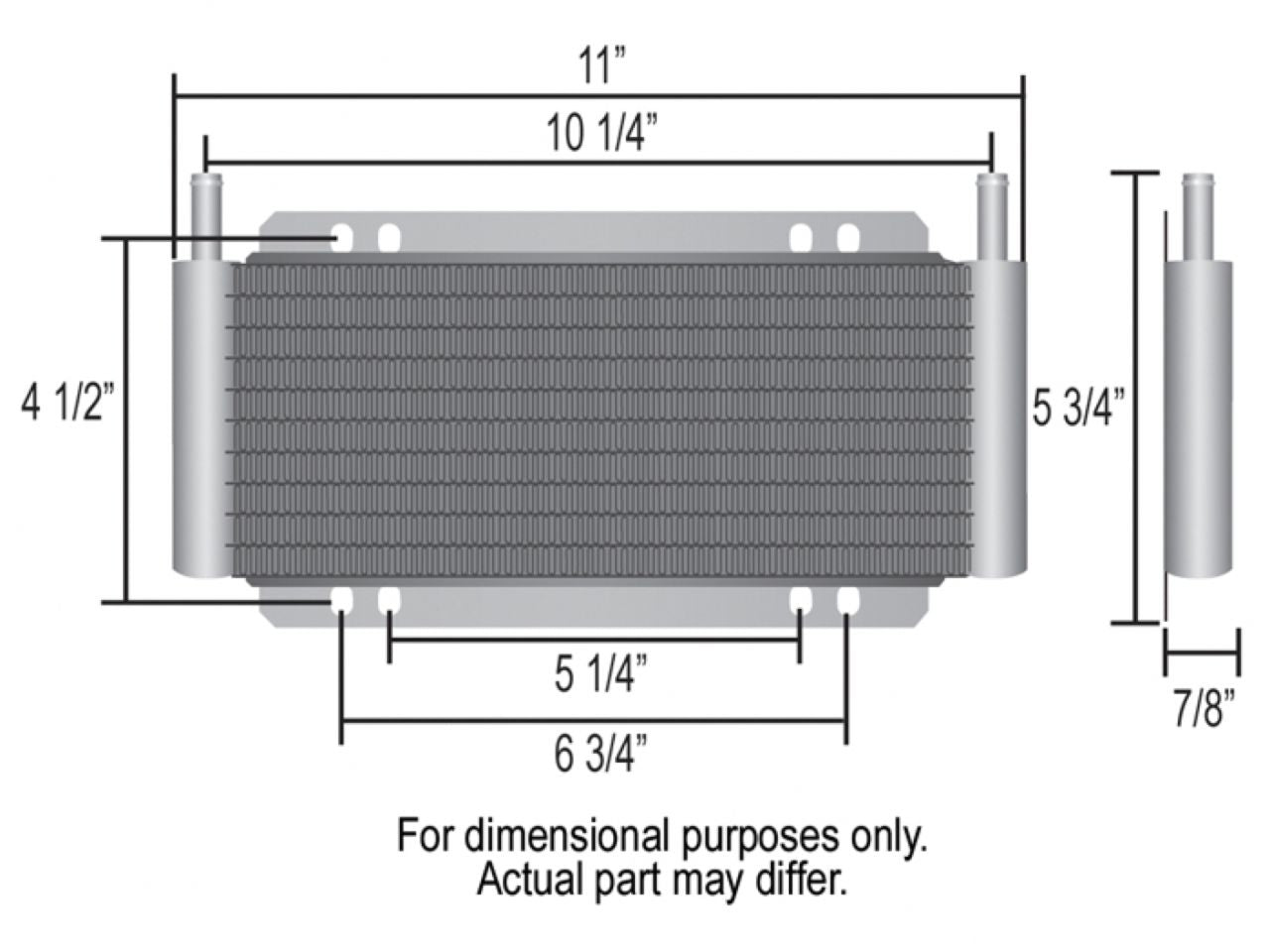 Derale Plate & Fin Trans Cooler Kit (11/32)