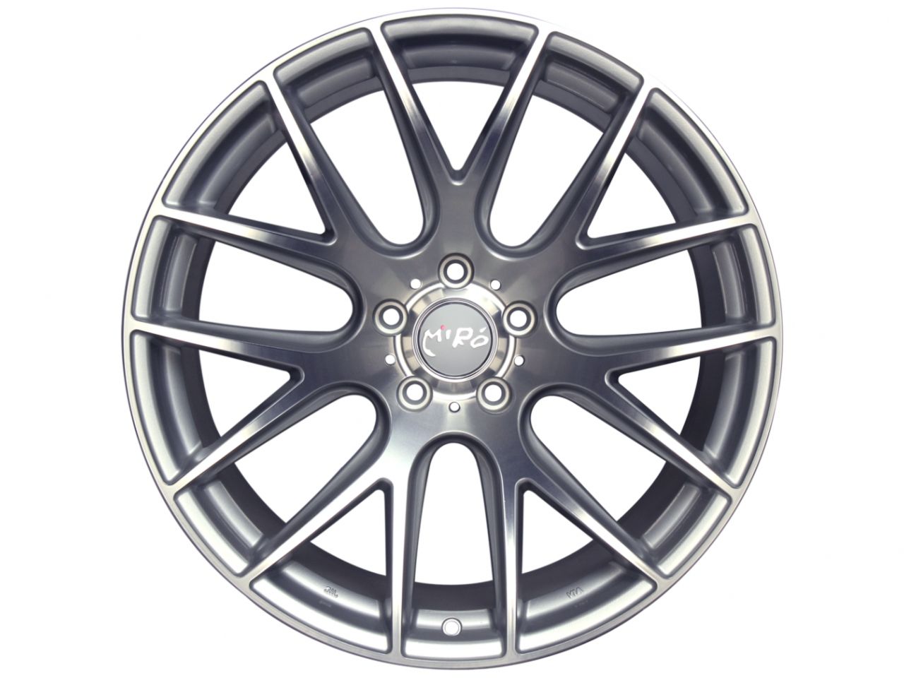 Miro Wheels Type 111, 19x9.5 5x112 ET40 CB66.6 Silver / Machine Polish Face