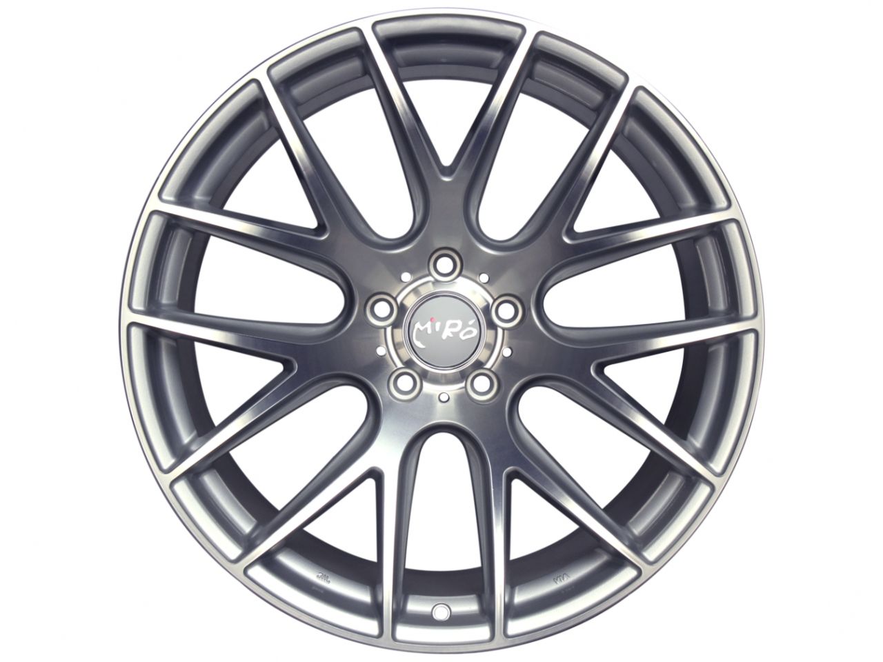Miro Wheels Type 111, 19x9.5 5x120 ET20 CB74.1 Silver / Machine Polish Face