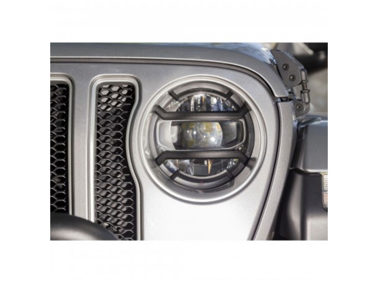 Rugged Ridge Elite Euro Guard Kit, Headlight, Blackd; 18-19 Jeep Wrangler JL/JLU