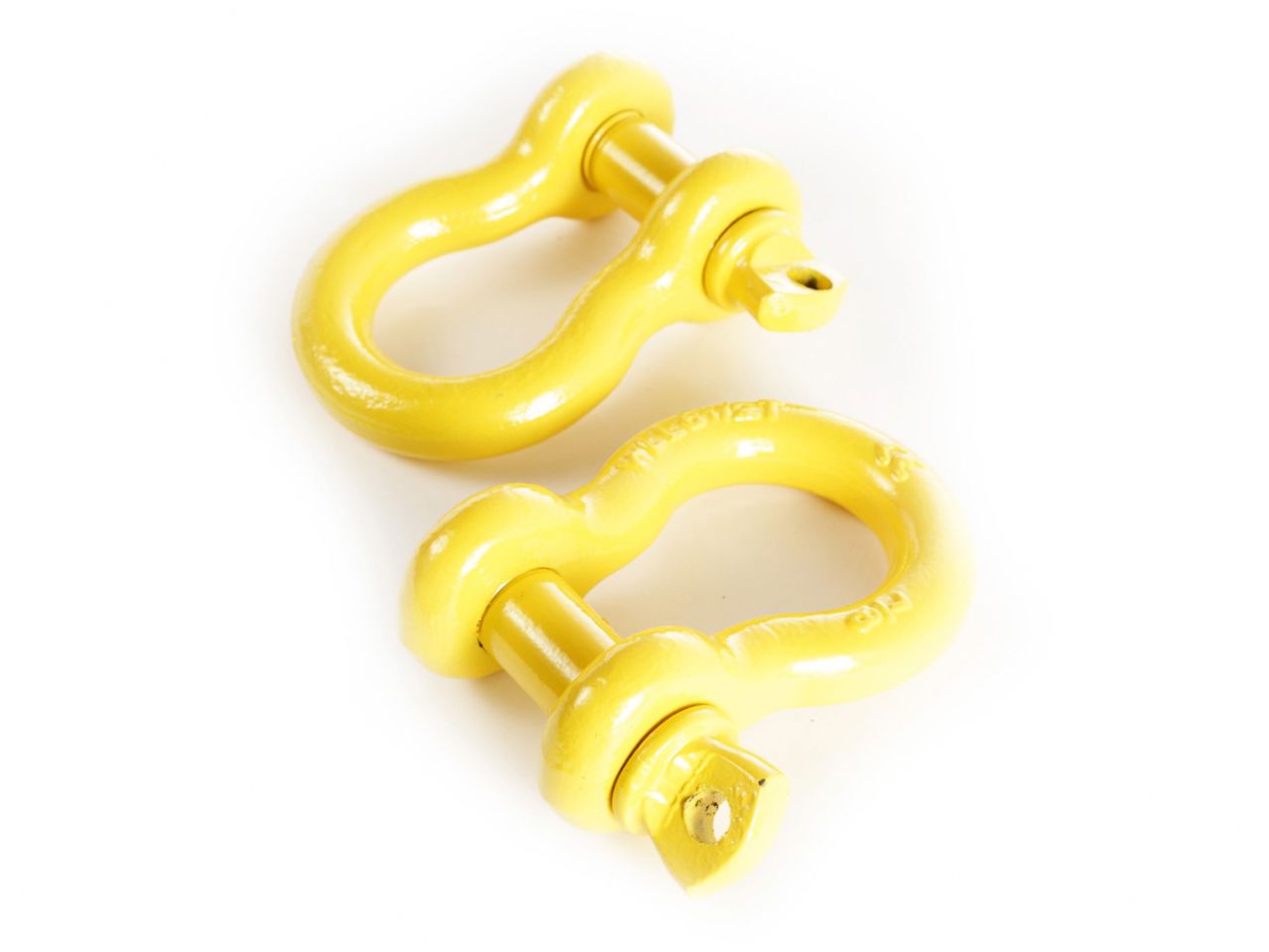 Rugged Ridge D-Ring Shackle Kit, 7/8 inch, Yellow, Pair