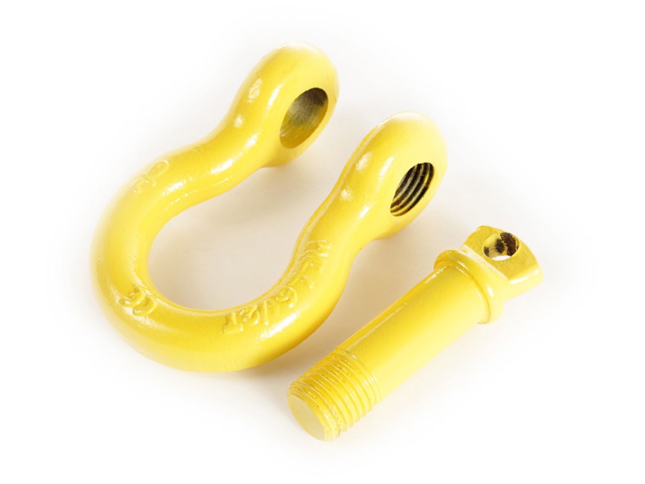 Rugged Ridge D-Ring Shackle Kit, 7/8 inch, Yellow, Pair