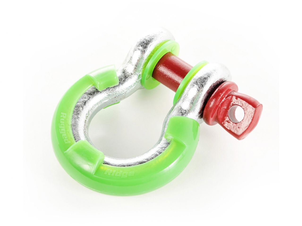 Rugged Ridge D-Ring Shackle Isolator Kit, Green Pair, 3/4 inch