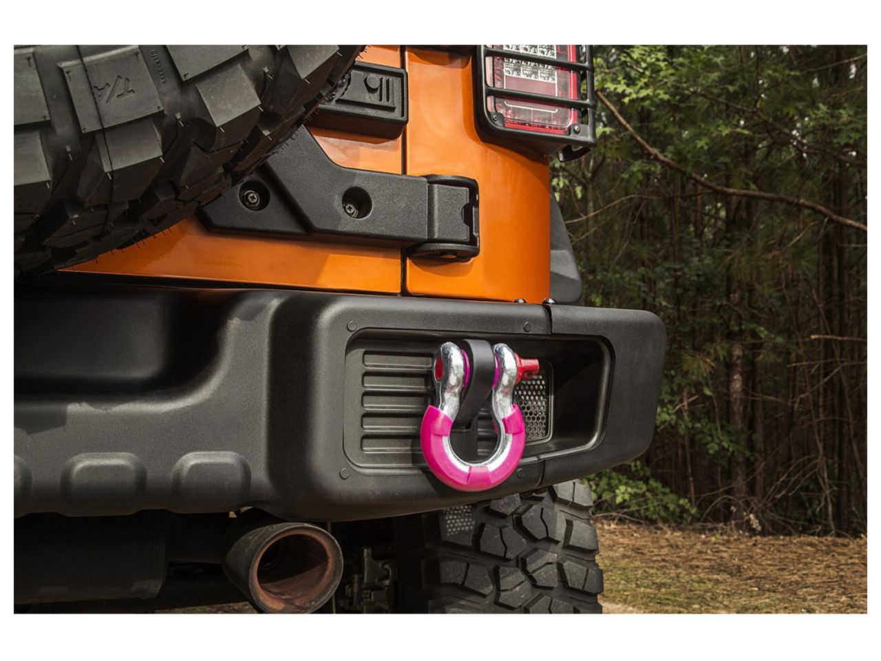 Rugged Ridge D-Ring Shackle Isolator Kit, Pink Pair, 3/4 inch