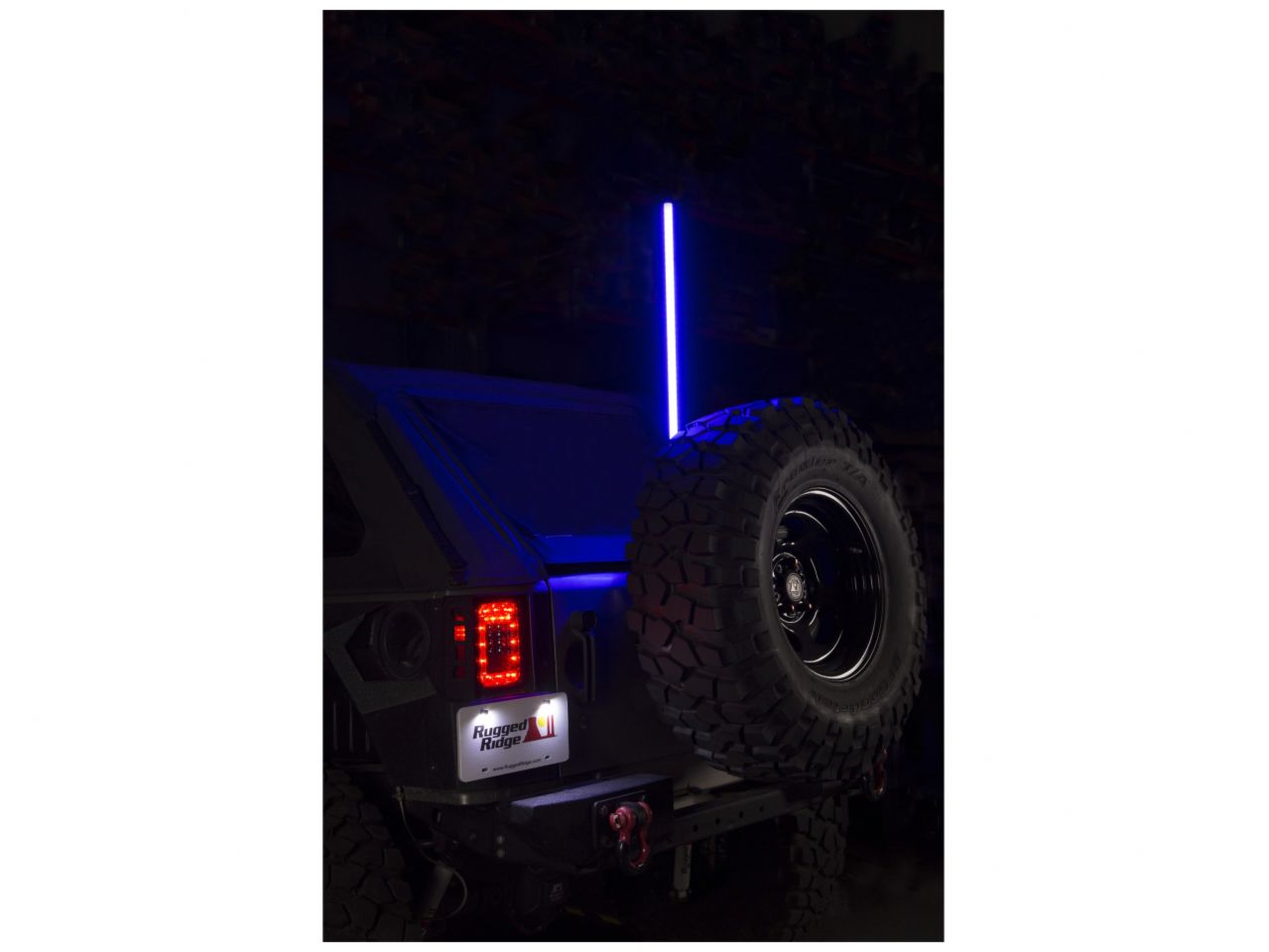 Rugged Ridge Lighted Whip, RGB, 60Inches (1.5 Meter)