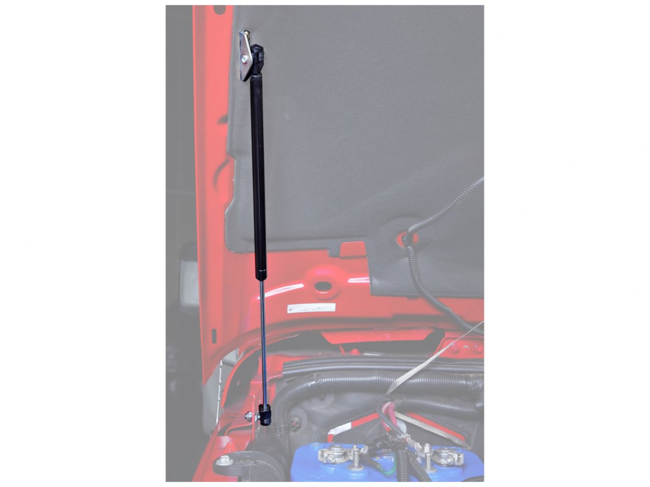 Rugged Ridge Hood Lift Support Kit; 07-18 Jeep Wrangler JK