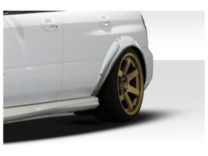 Duraflex 2004-2007 Subaru Impreza WRX STI  Rally Rear Fender Flares - 4