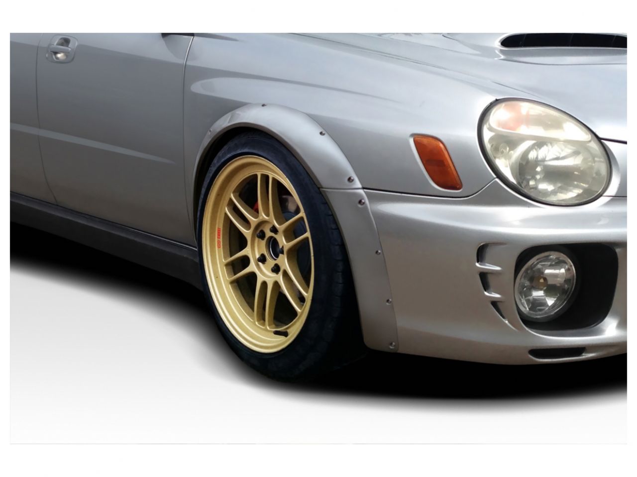 Duraflex 2002-2003 Subaru Impreza WRX 4DR  Race Front Fender Flares - 4