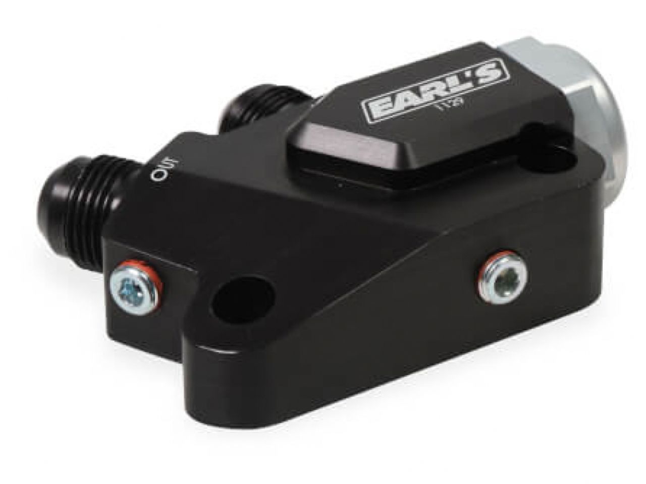 Earl's LT Side Mount Oil Cooler Adapter W/180 Degree Thermostat