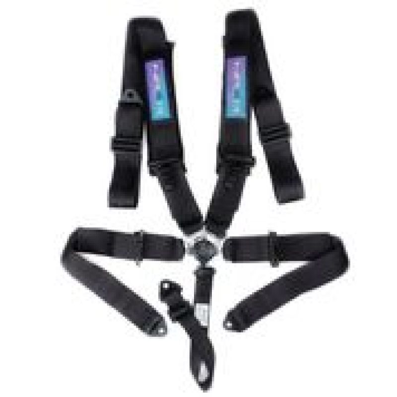 NRG 5PT 3in. Seat Belt Harness / Cam Lock - Black SBH-B6PCBK