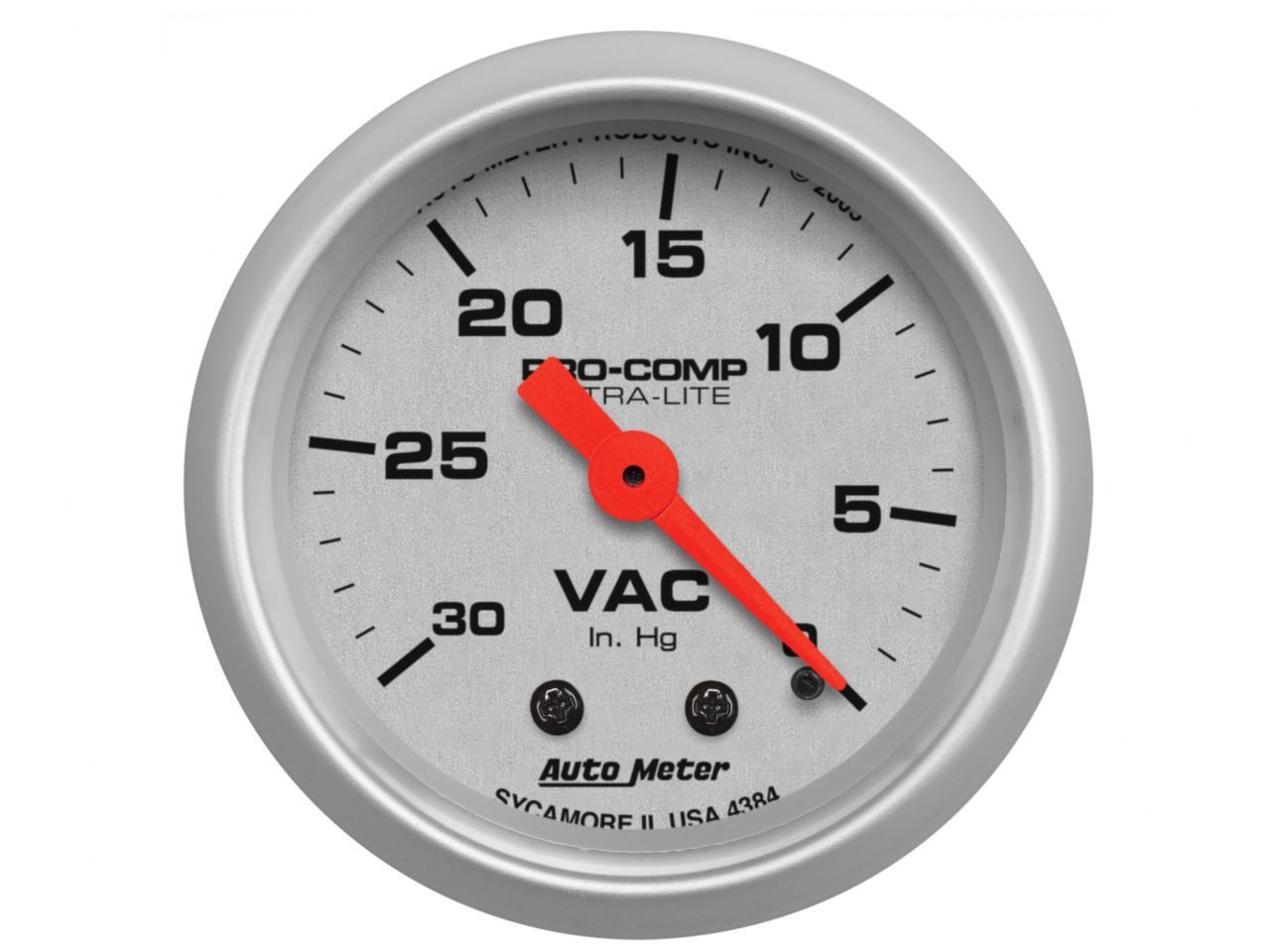 Autometer Vacuum Gauge 4384 Item Image