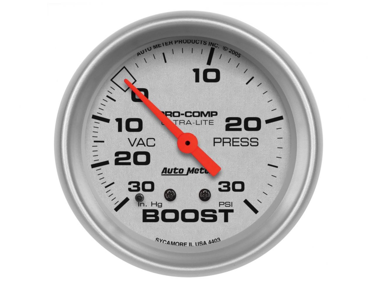 Autometer Boost Gauge 4403 Item Image