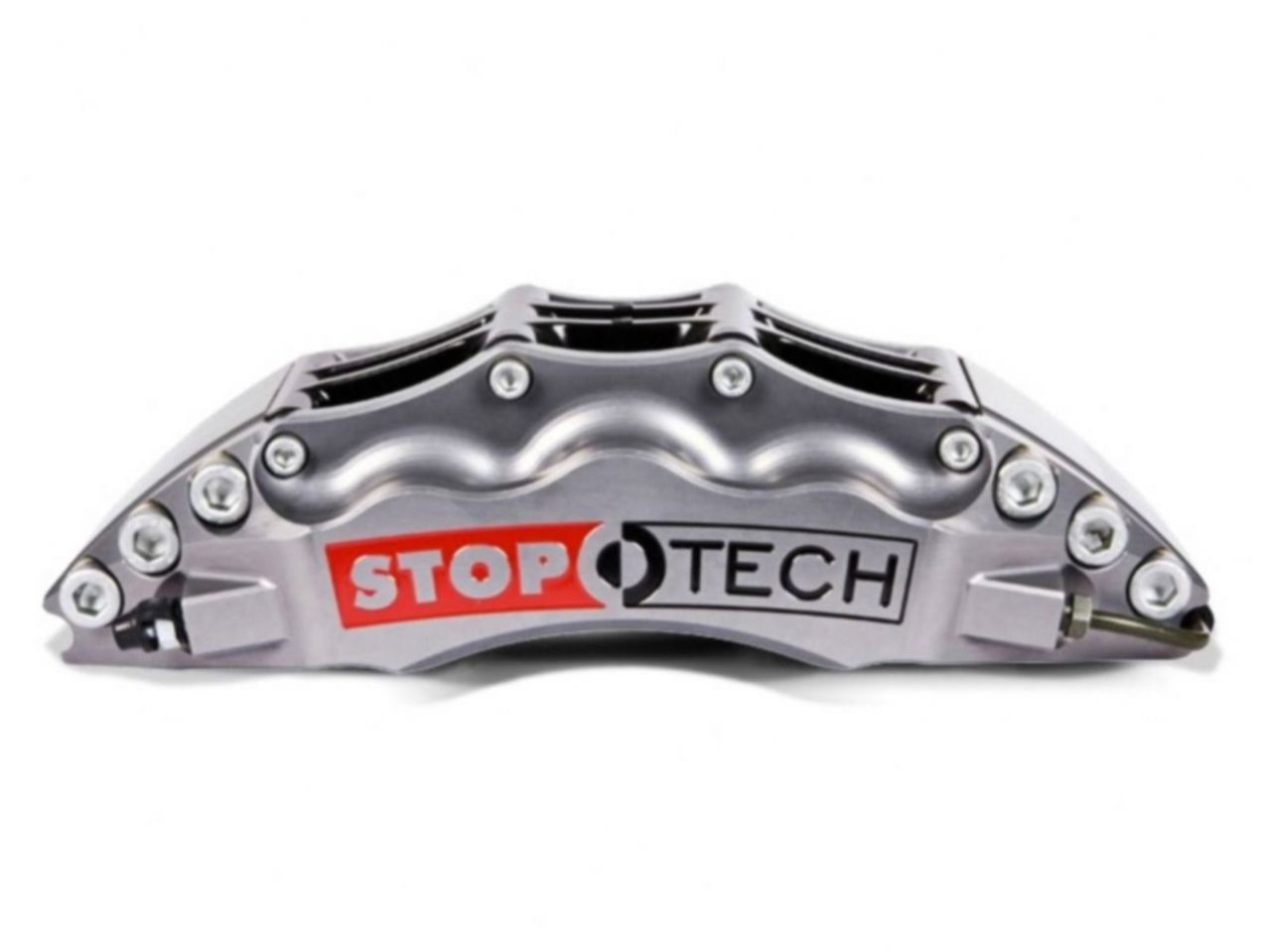 StopTech Trophy Sport Big Brake Kit; Silver Caliper Drilled 2-Piece Rotor, Front