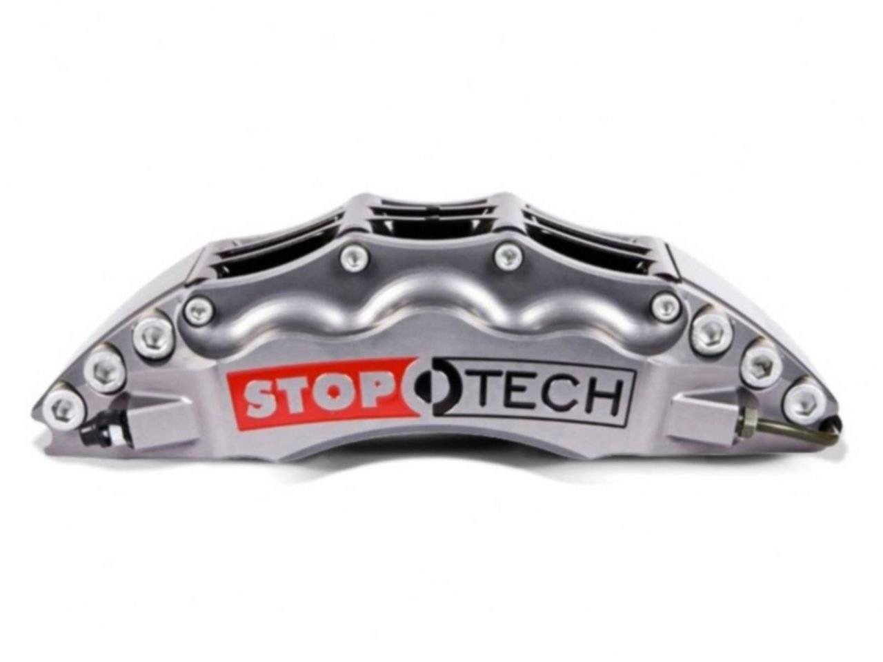 StopTech Trophy Sport Big Brake Kit; Silver Caliper Drilled 2-Piece Rotor, Front