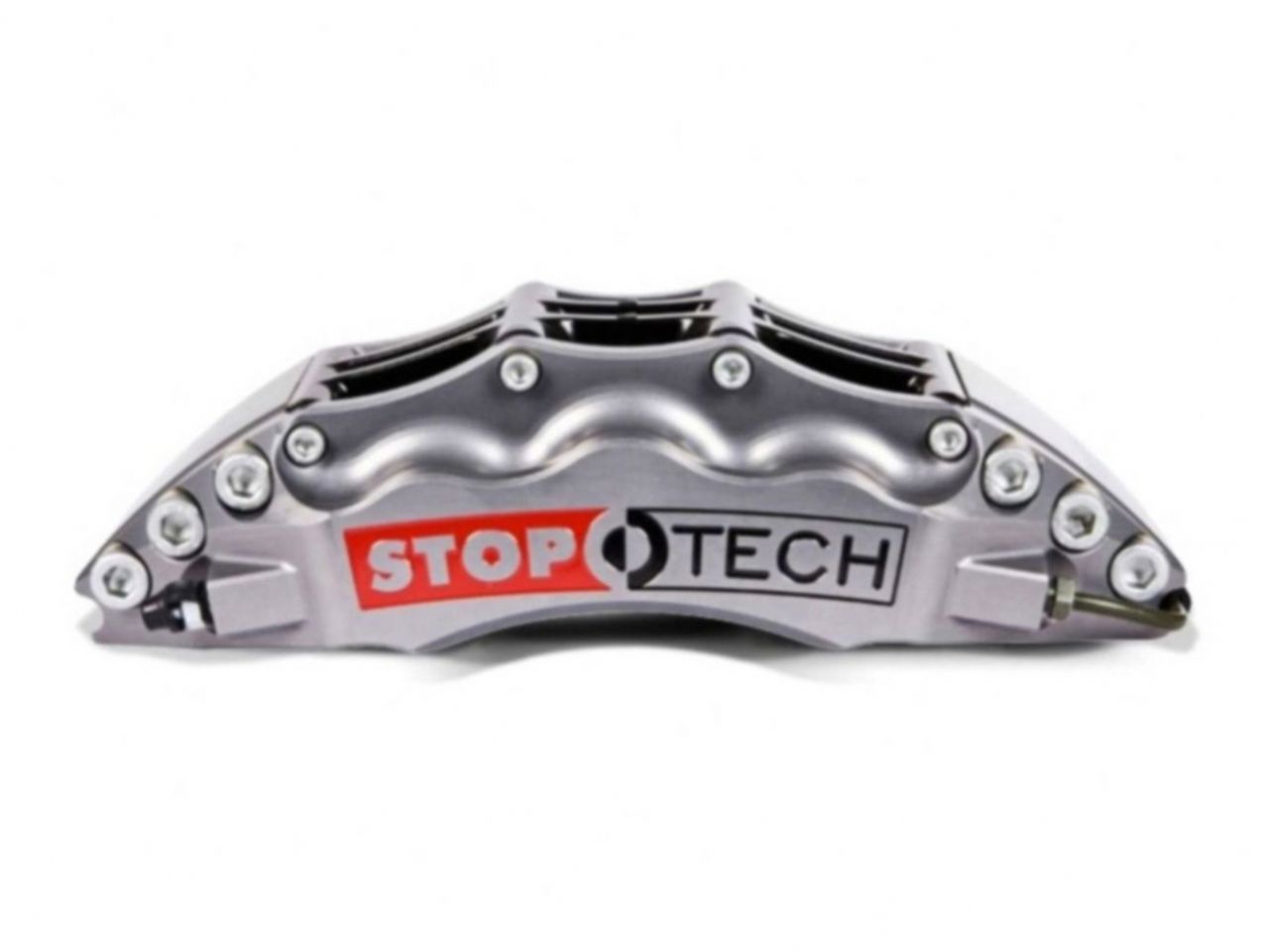 StopTech Trophy Sport Big Brake Kit; Silver Caliper Drilled 2-Piece Rotor, Front