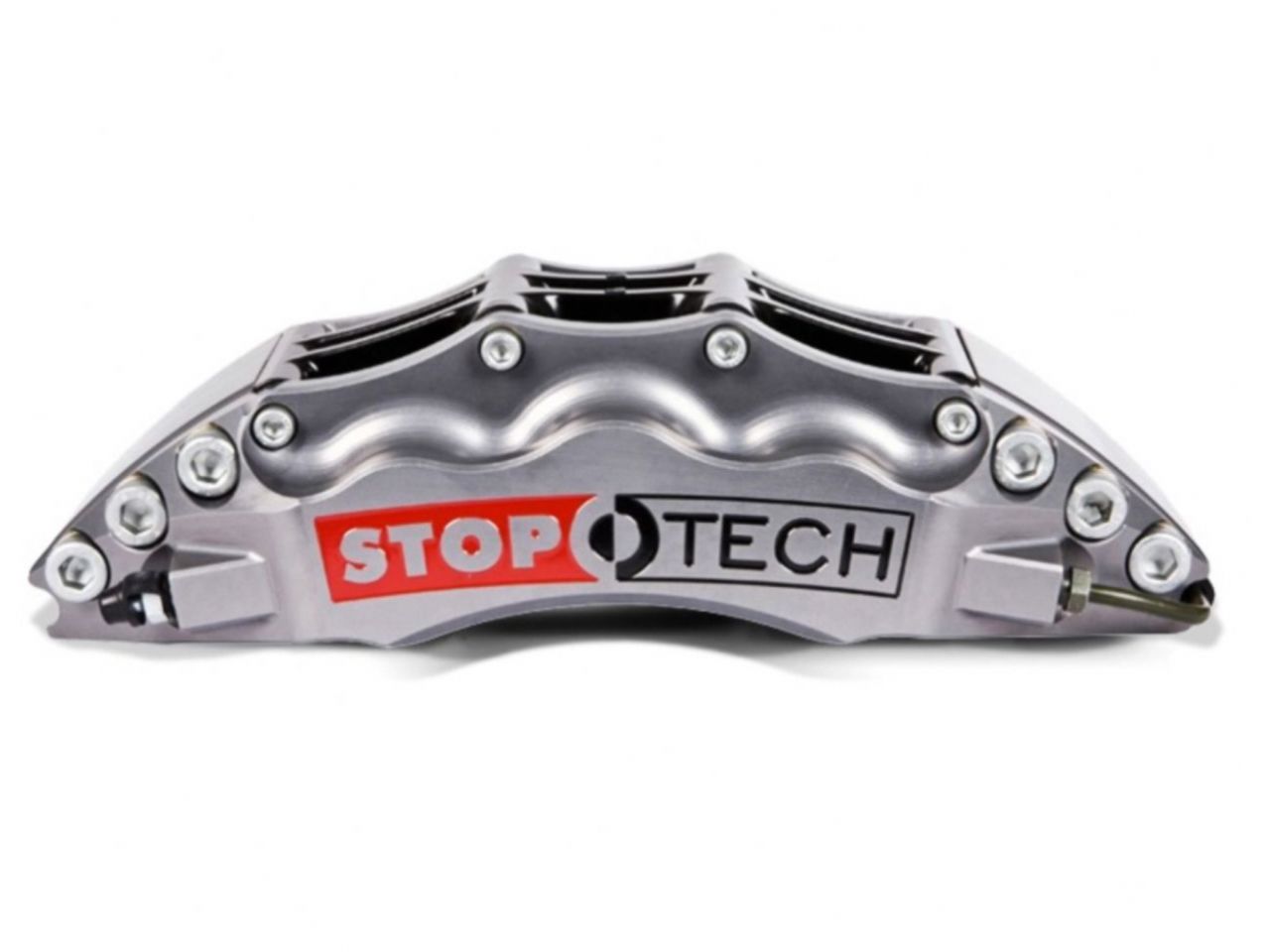 StopTech Trophy Sport Big Brake Kit; Silver Caliper Drilled 2-Piece Rotor, Front