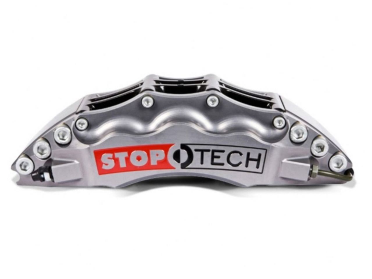 StopTech Trophy Sport Big Brake Kit; Silver Caliper Drilled 2-Piece Rotor, Front