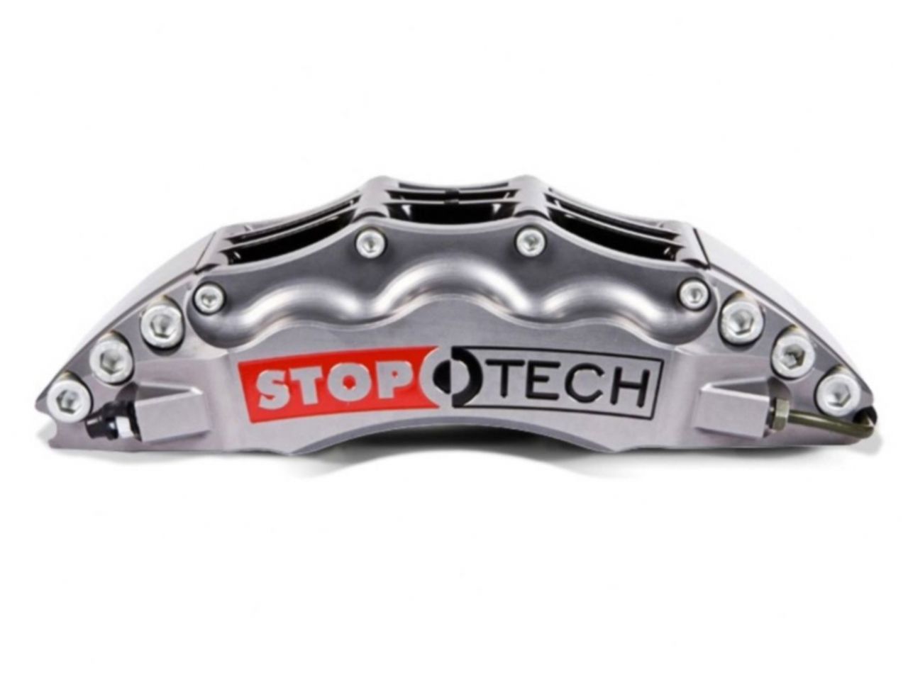 StopTech Trophy Sport Big Brake Kit; Silver Caliper Drilled 2-Piece Rotor, Front