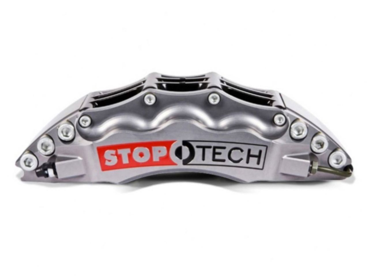 StopTech Trophy Sport Big Brake Kit; Silver Caliper Drilled 2-Piece Rotor, Front