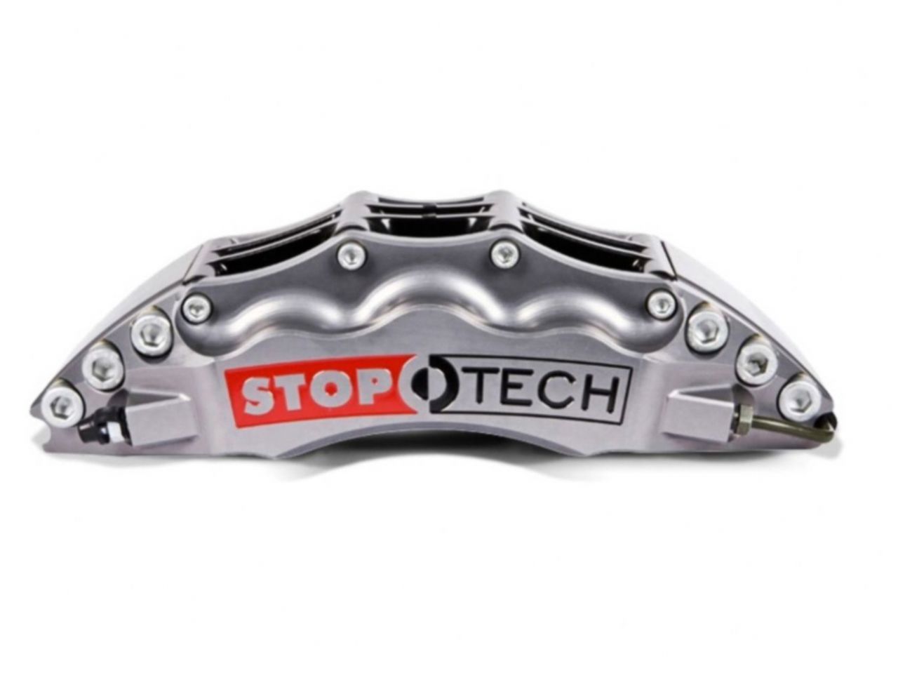 StopTech Trophy Sport Big Brake Kit; Silver Caliper Drilled 2-Piece Rotor, Front