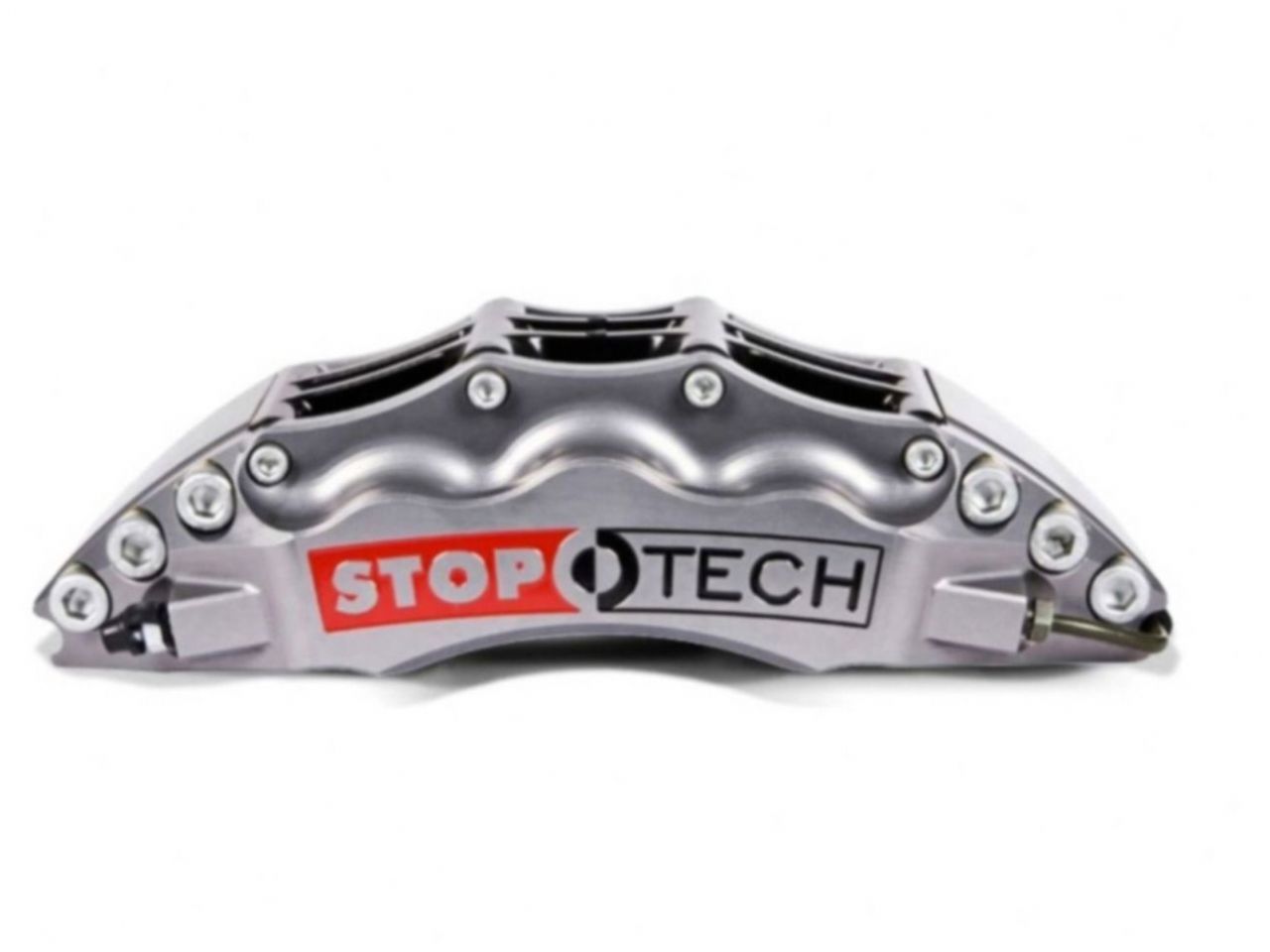 StopTech Trophy Sport Big Brake Kit; Silver Caliper Drilled 2-Piece Rotor, Front