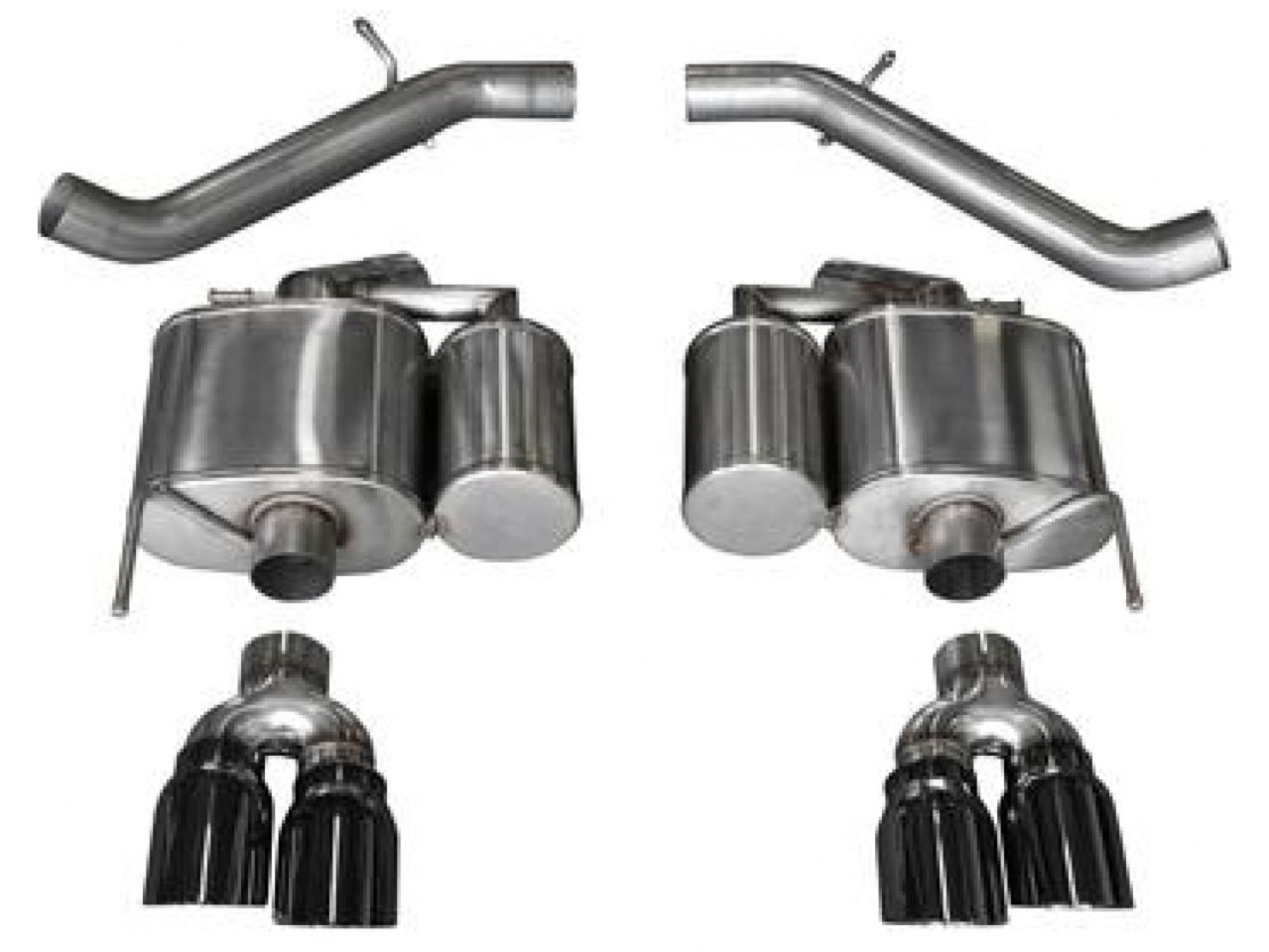 Corsa Performance 16-18 Cadillac ATS-V 3.6T 4in Polished Sport Axle-Back Exhaust