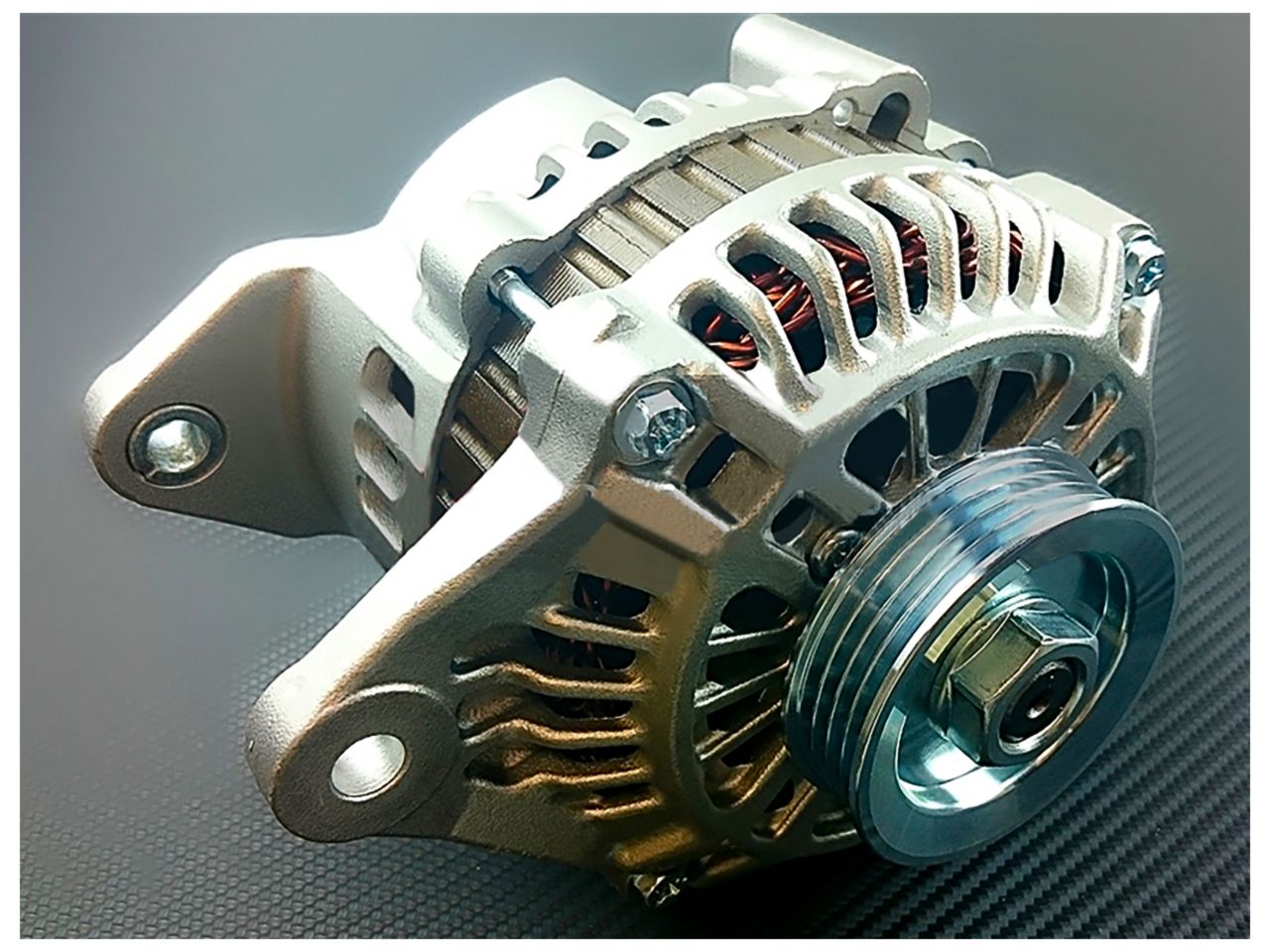 P2M Nissan R33 RB25DEt OE Replacement Alternator (Upgraded 90 Amperage)