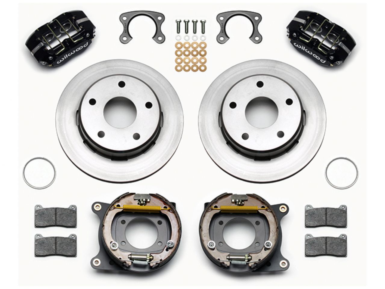 Wilwood DPL P/S Park Brake Kit, Small Ford 2.36" Off, Bronco 5 x 5.50