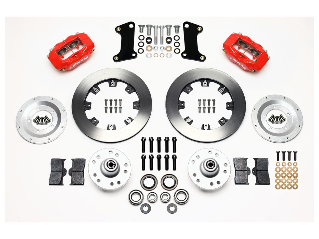 Wilwood FDL Front Kit, 12.19", Red, 67-69 Camaro, 64-72 Nova, Chevelle