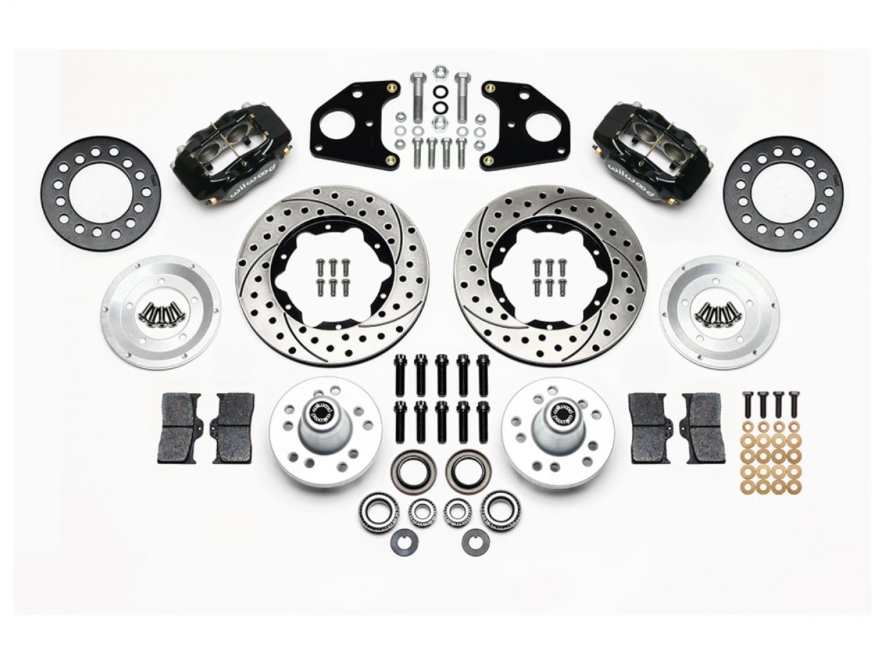 Wilwood FDL Front Kit, 11.00", Drilled, 62-72 CDP B & E Body-Drum