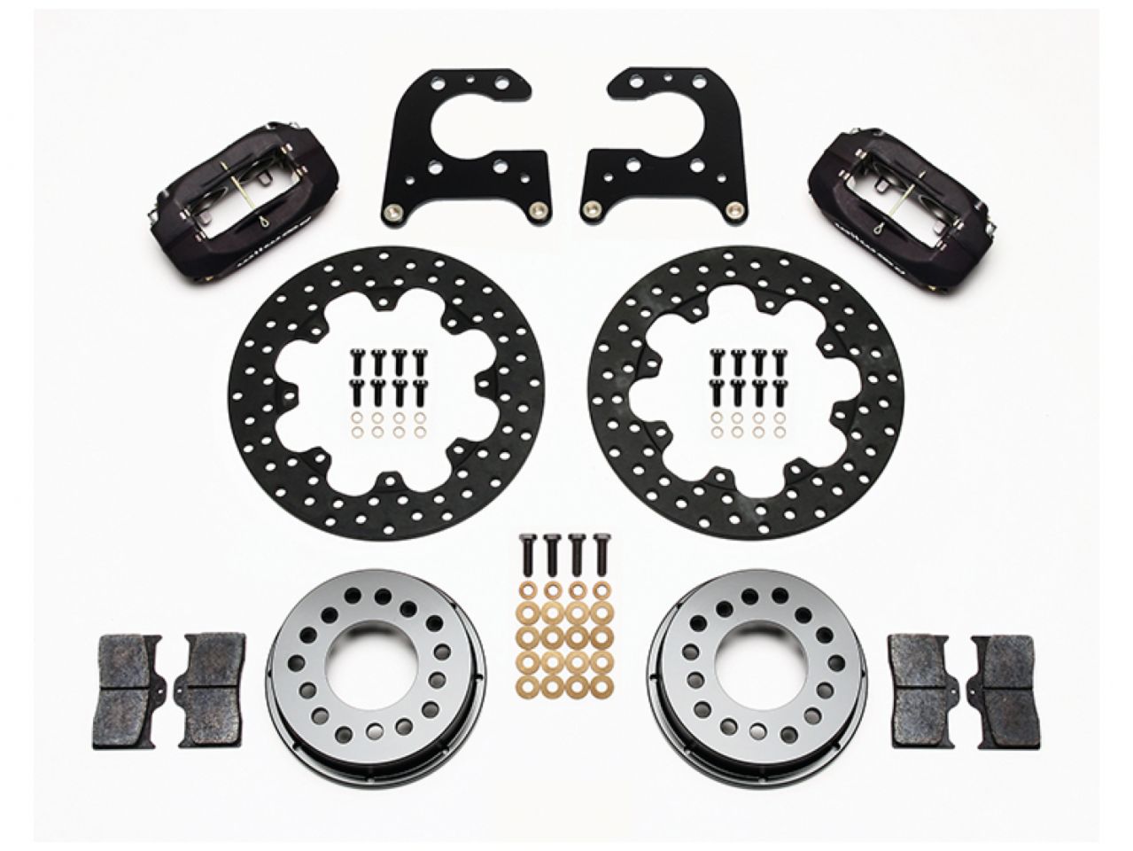 Wilwood FDL Rear Drag Kit, Drilled Rotor, Big Ford 2.36" Offset 05DFY