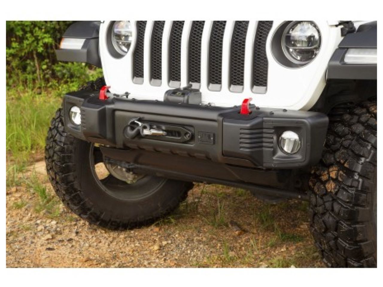 Rugged Ridge Spartacus Stubby Bumper, Black; 18-18 Jeep Wrangler JL/JLU