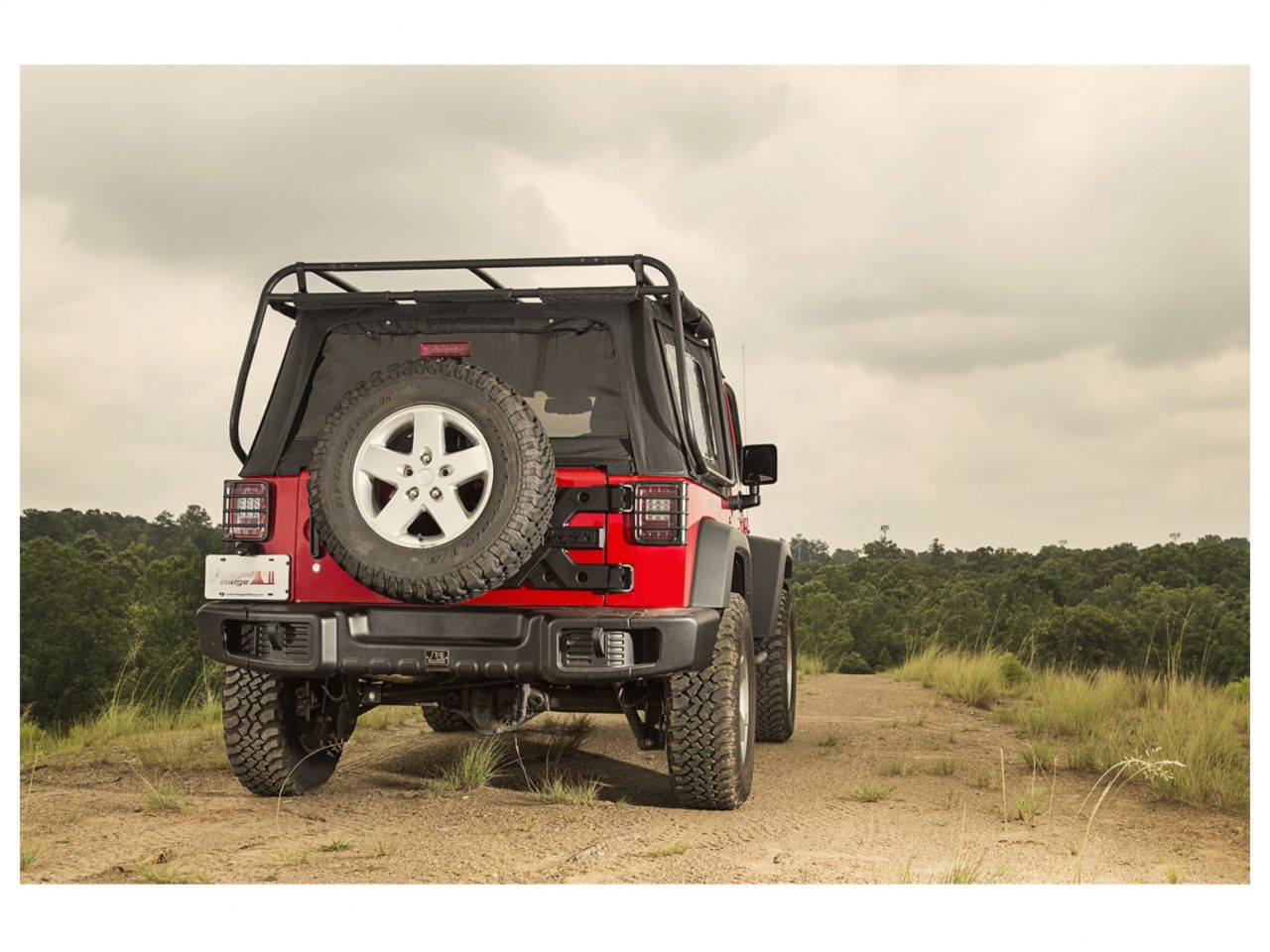 Rugged Ridge Spartacus Bumper, Rear, Black; 07-18 Jeep Wrangler JK