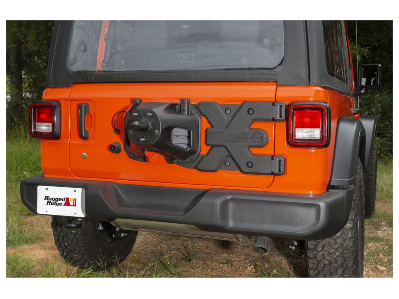 Rugged Ridge HD Tire Carrier Hinge Casting; 18-19 Jeep Wrangler JL