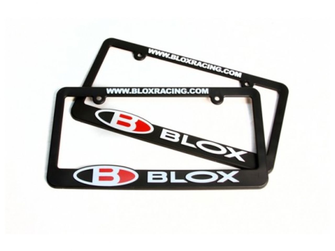 BLOX Racing License Plate Frame - White Logo