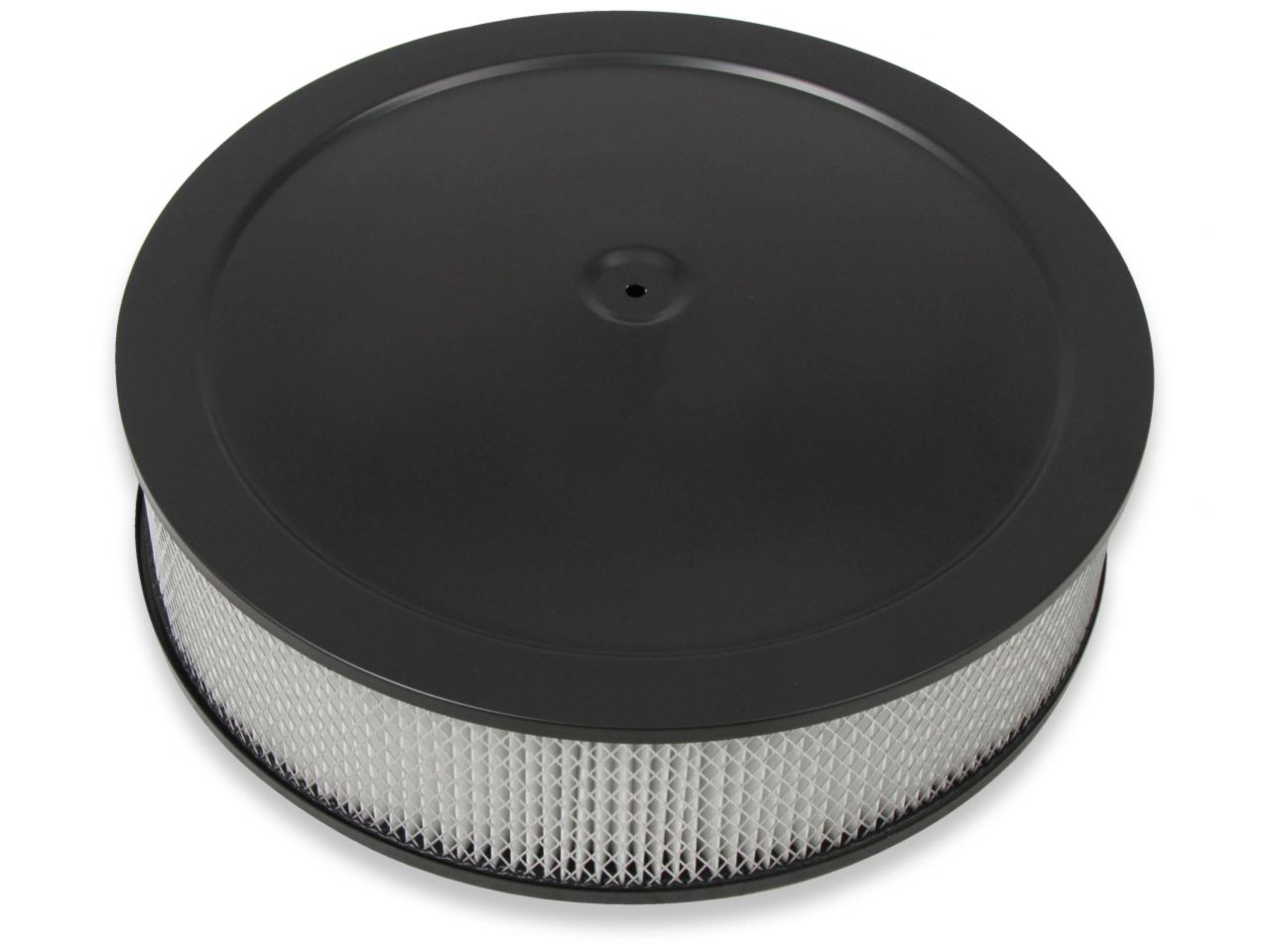 Holley 4150 Drop Base Air Cleaner Black w/3" Paper Filter