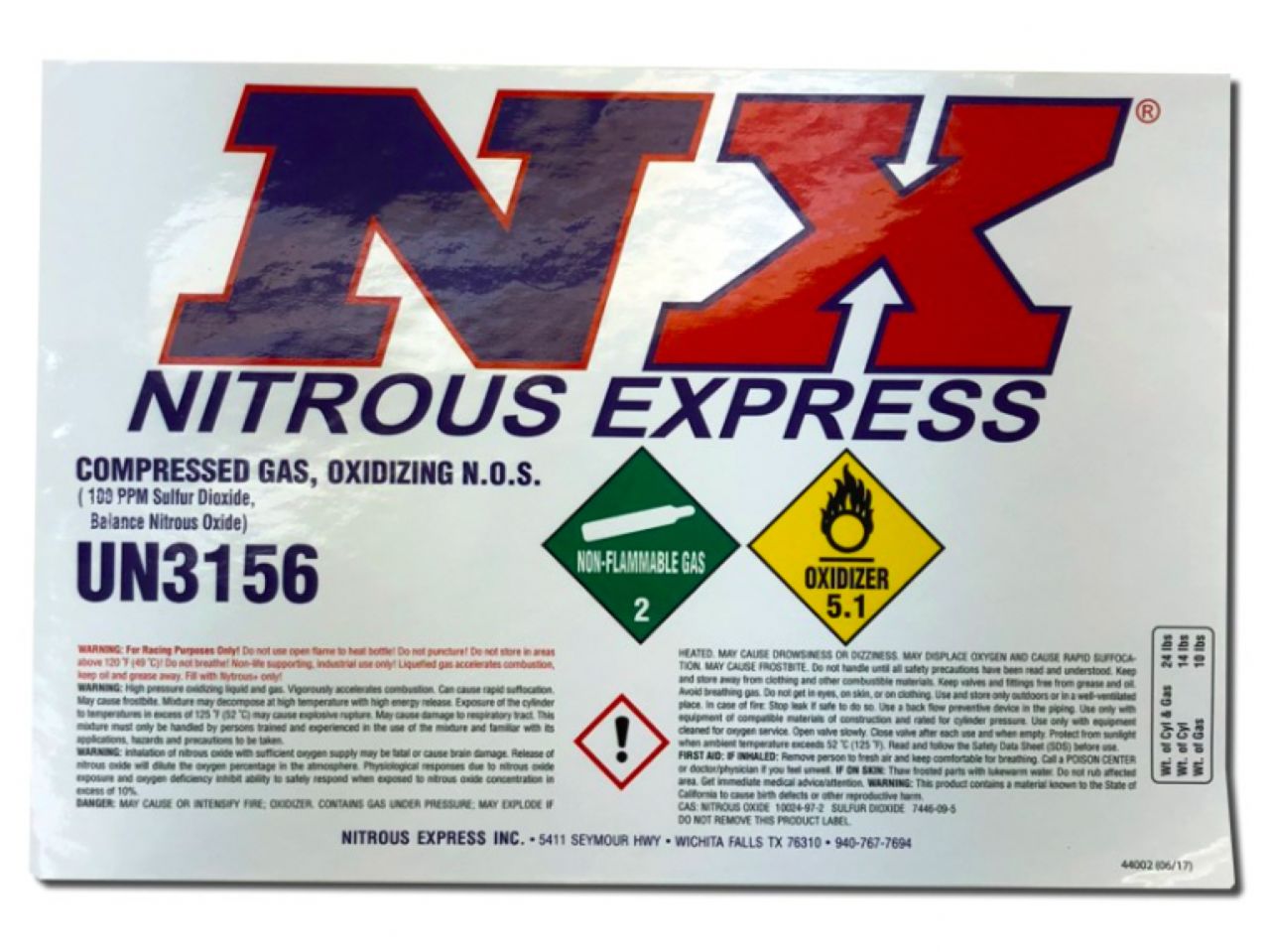 Nitrous Express Vehicle Parts 15994 Item Image