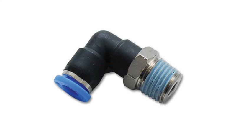 Vibrant 5/32" (4mm) Male Elbow One-Touch Fitting (1/8" NPT Thread)