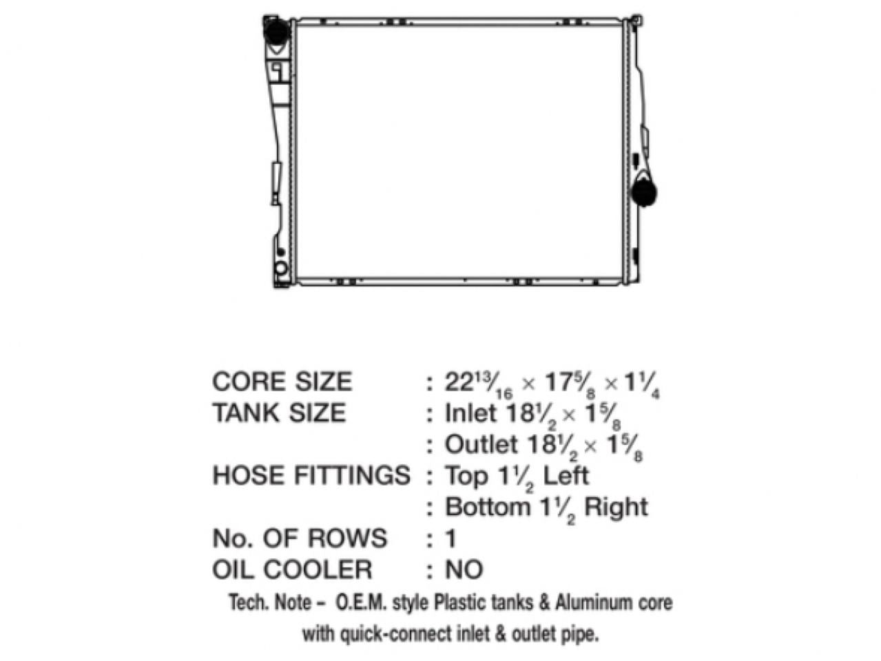 CSF Radiators 3708 Item Image