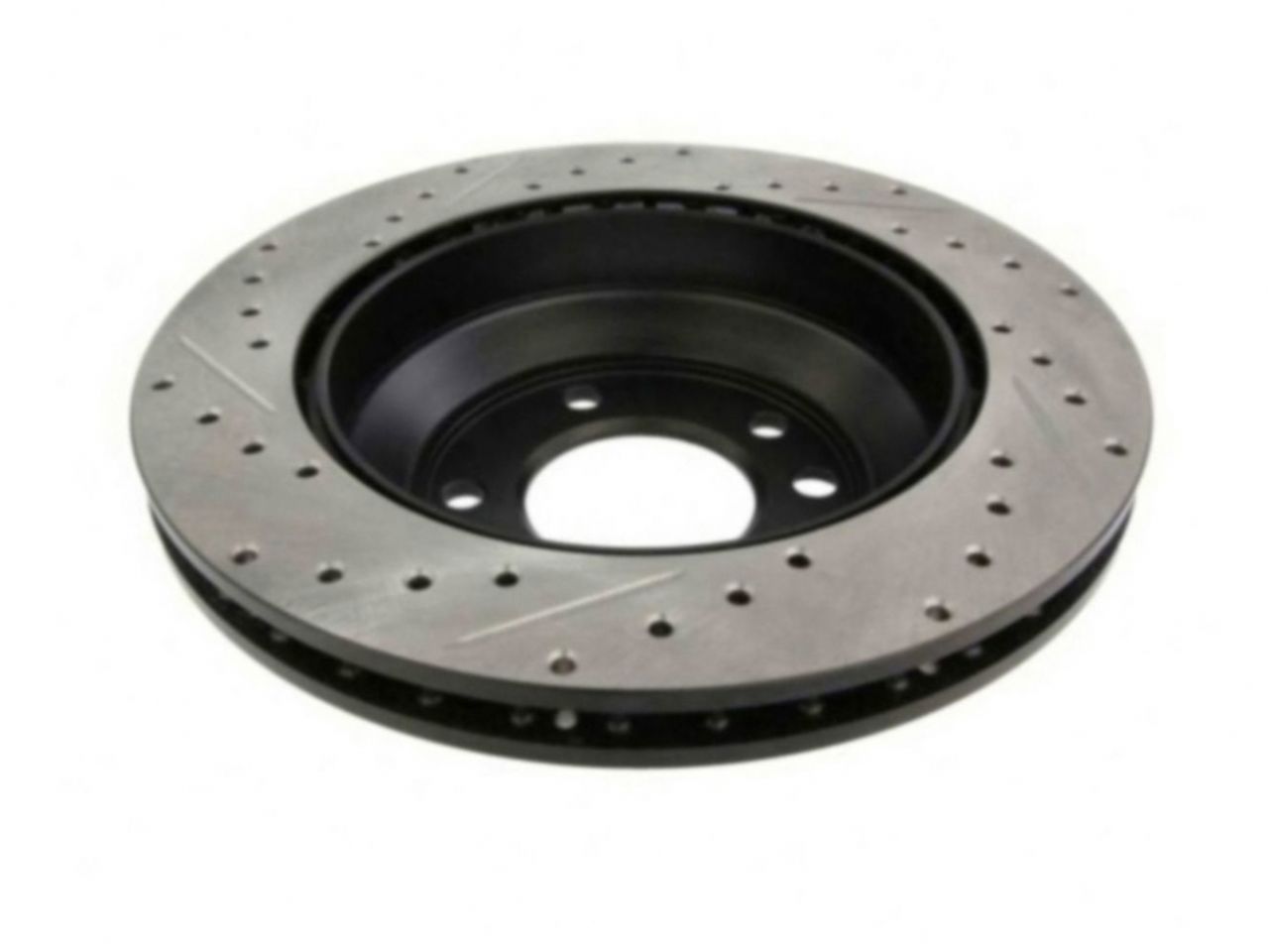 StopTech Select Sport Drilled And Slotted Brake Rotor; Front Left