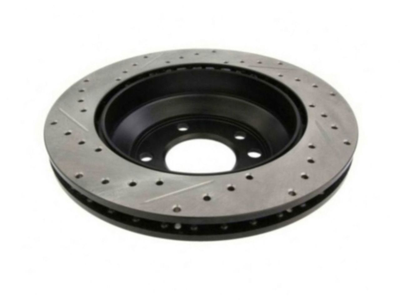 StopTech Select Sport Drilled And Slotted Brake Rotor; Front Left