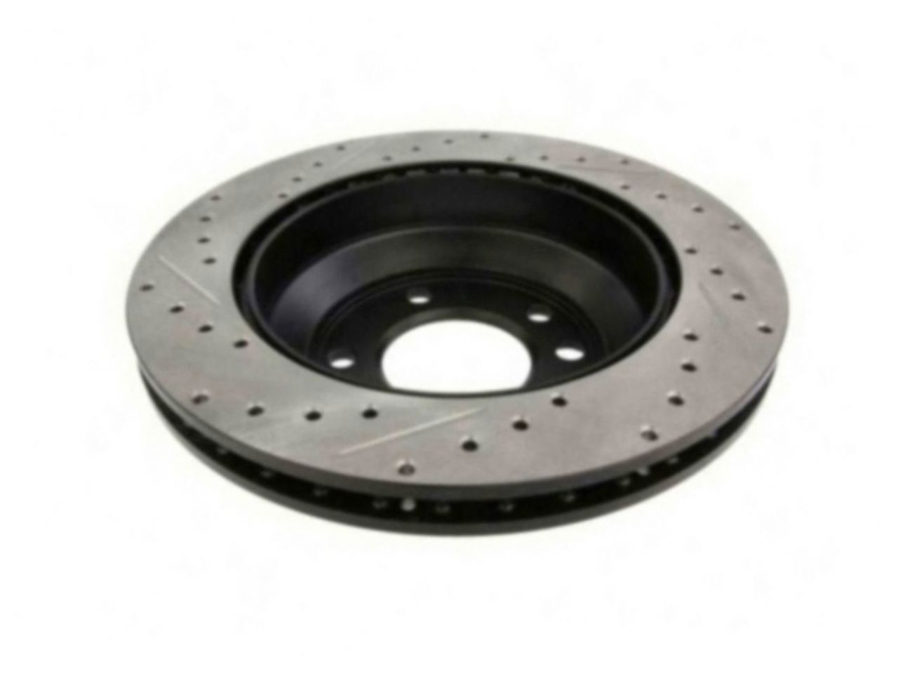 StopTech Select Sport Drilled And Slotted Brake Rotor; Front Left